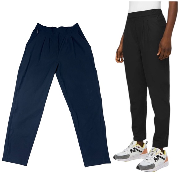 Lululemon Essential High Rise Trouser Pants Tapered Leg W5CI3S DarkAcademia - Picture 1 of 15